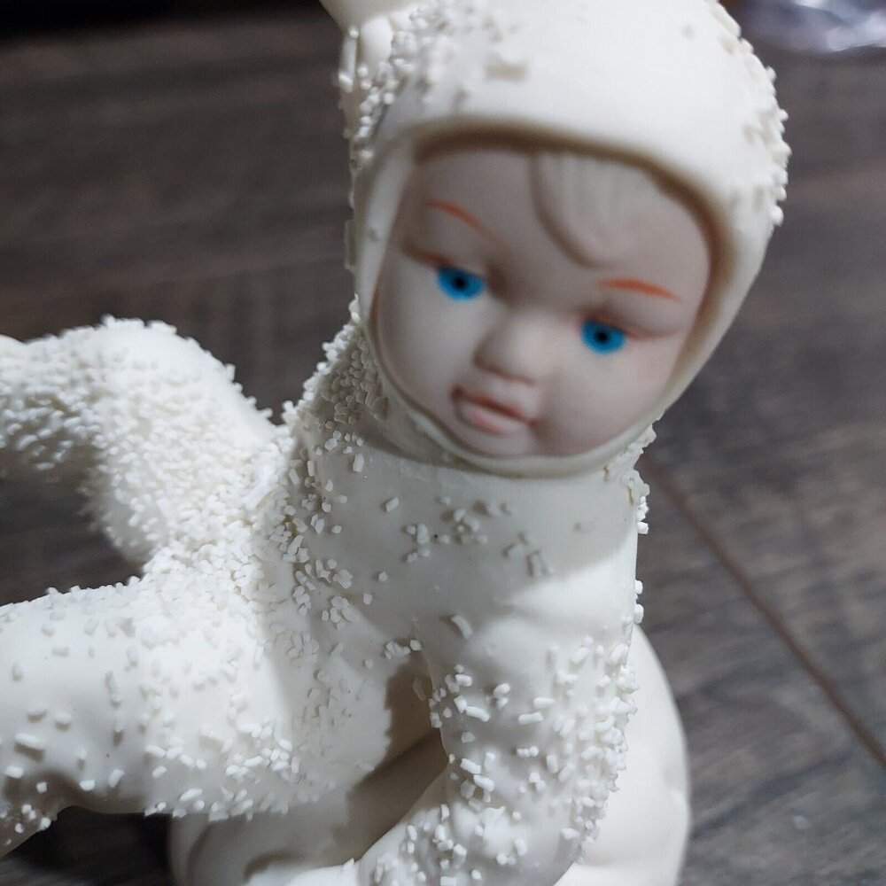 Snowbabies “Don't Fall Off & Hold On Tight" Dept 56 #7956 & #79685 2 Retired - Picture 6 of 13
